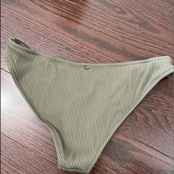 Army green garage bathing suit bottoms - Picture 2 of 3